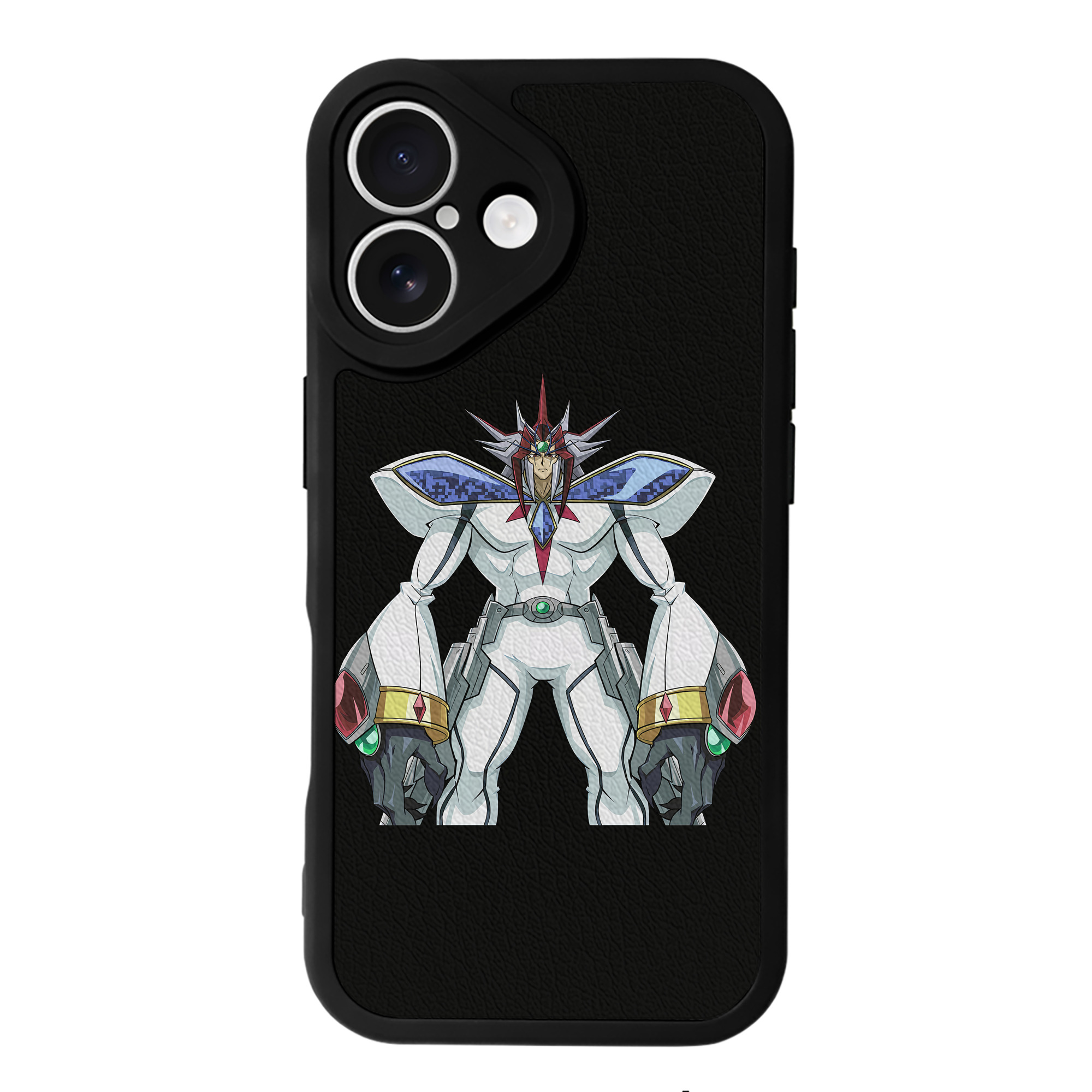 （画像用） 遊☆戯☆王 Yu-Gi-Oh! 【iPhone 16シリーズ対応】シリコンスマホケース（レザー調） 材質：シリコン